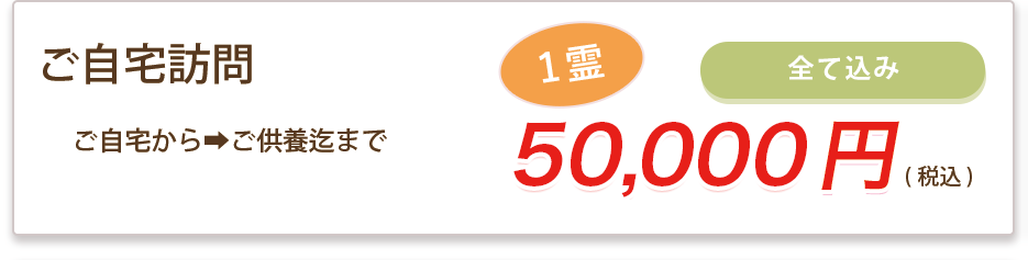 ご自宅訪問　50,000円（税込）